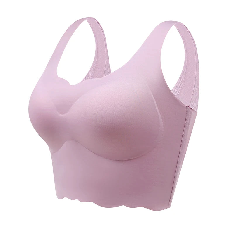 M-6XL Wireless Seamless Bra for Women Sleeping Vest Bra Ultra Thin BH Breathable Bralette Invisible Sports Bra Push Up Underwear