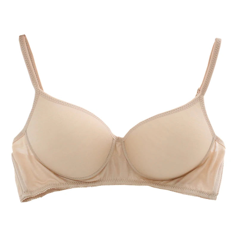 Wireless bra 100% Pure Silk seamless padded bras for women push up bralette bralet bralett Female Underwear Intimates sutyen