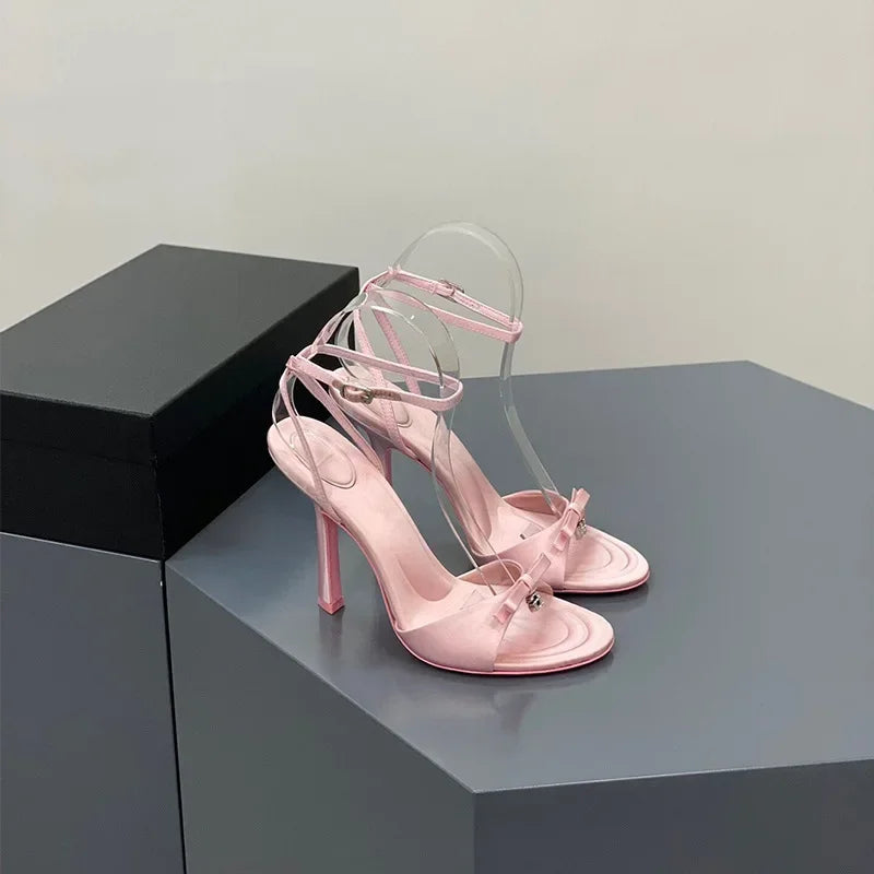 Summer Women Sexy High Heels Shoes Brand Sandals Fashion Pumps 2024 New Trend Party Dress Slingback Slippers