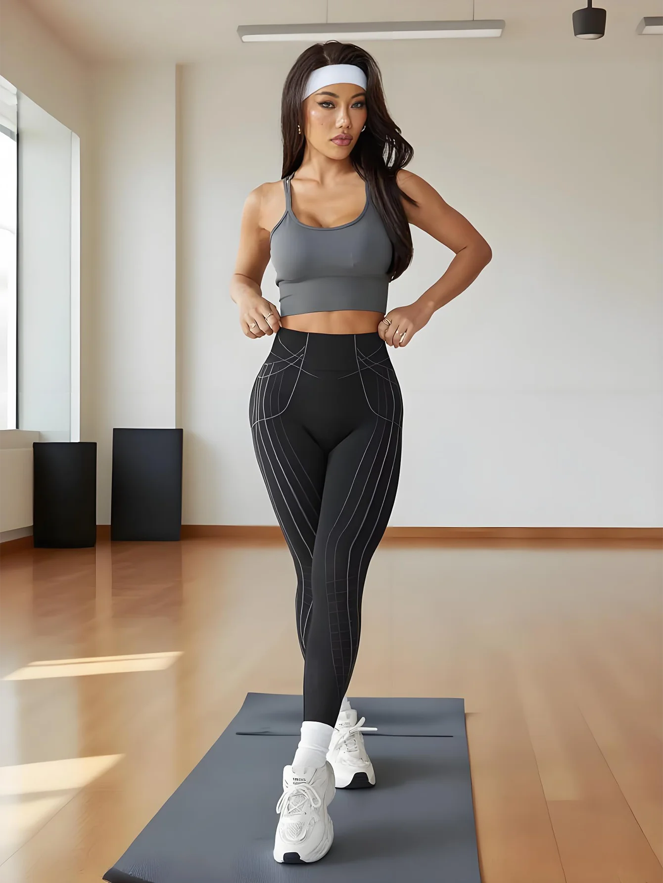 New Autumn Women Sports Seamless Leggings Black Yoga Gym Clothes High-Waisted Yoga Pants Fitness Overalls Clothing Tummy Control
