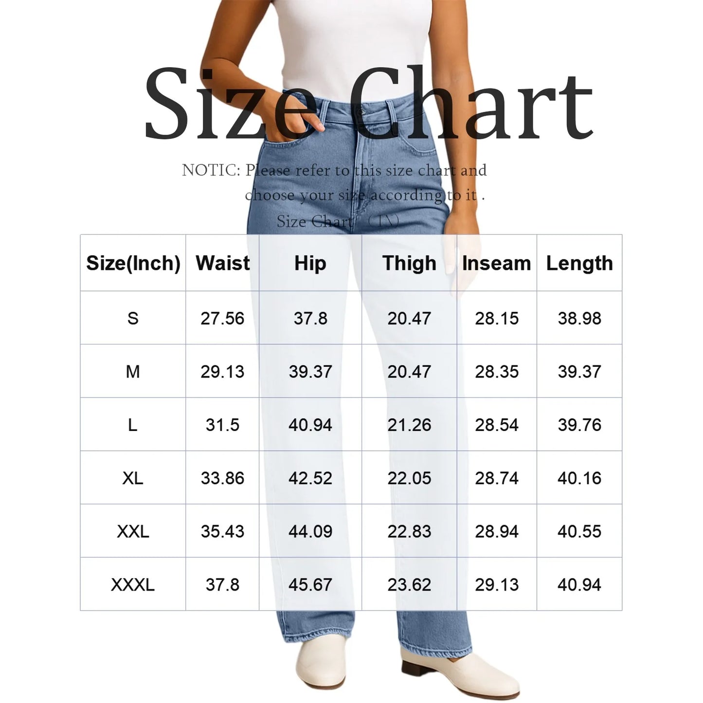 Jeans Women High Waist Washed Women's Jeans Fashionable Versatile Straight Leg Pants Jeans Women Jean Pants Women