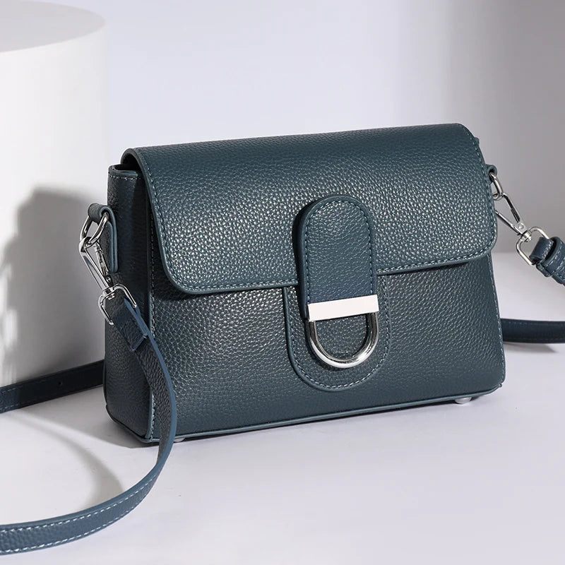 Designer Bag Luxury 100% cowhide Crossbody Handbag for Women Travel Handbag Fashion Shoulder Messenger Bag Ladies Small Flap Bag