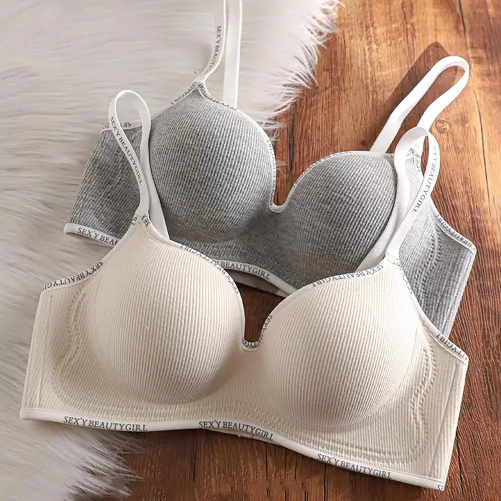 Sexy Wireless Push Up Bra For Small Breasts Thick Padded Lingerie Adjustable Straps Lift Support Comfortable Seamless Underwear