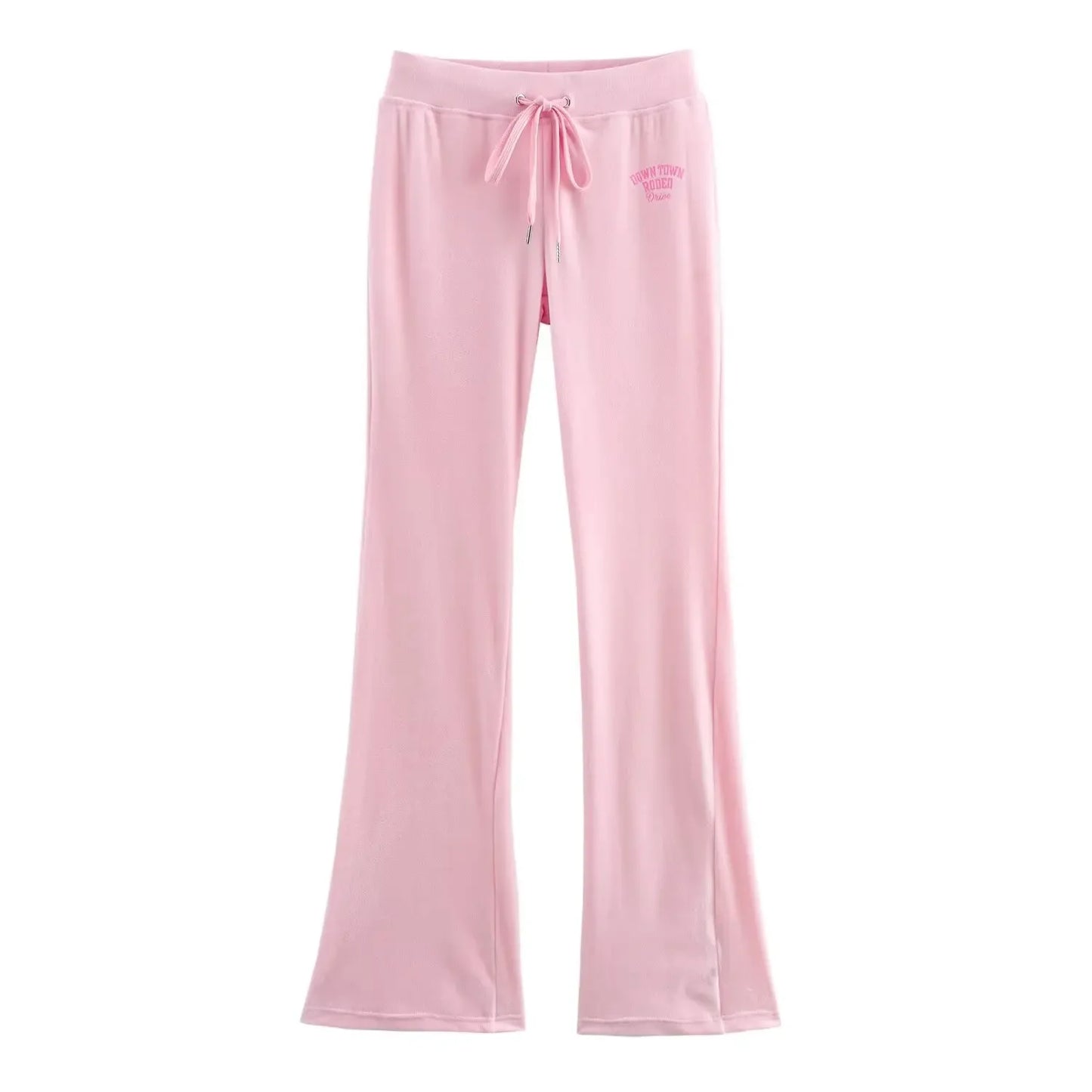 Pink Velvet Hoodie Set Women 2025 Spring Slim Fit Tracksuit Casual Sporty Two Piece Outfit Lounge Wear