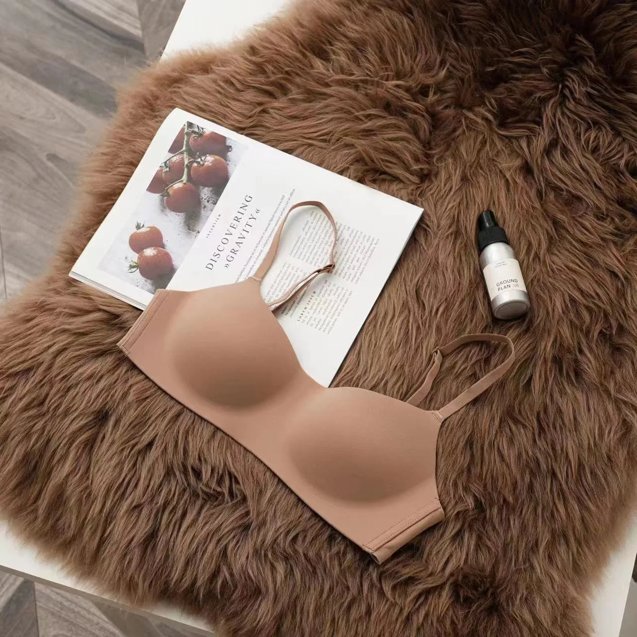 1pcs Women's Thin Wireless Bras Girl Seamless Push Up Bra Female Comfortable V-Shaped Underwear Lady Breathable Comfort Lingerie