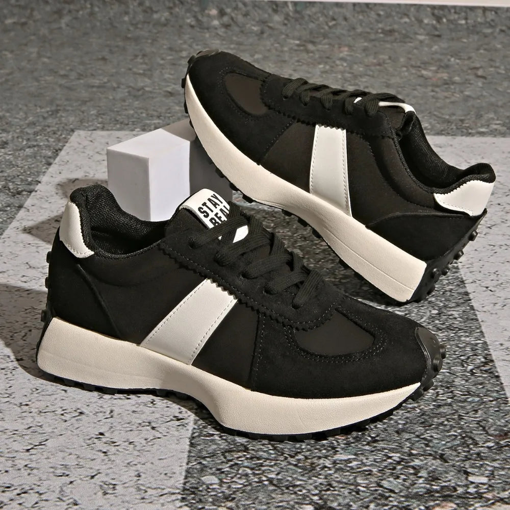 Women Sneakers 2025 New Spring Autumn Brand Luxury Vulcanize Shoes Casual Footwear Zapatillas Mujer Light Flat Breathable Shoes