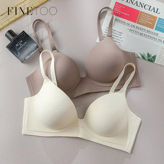 Women Seamless Bra Wireless Push Up Bralette Small Chest Breathable Underwear Female Gathered Invisible Top Comfort Lingerie
