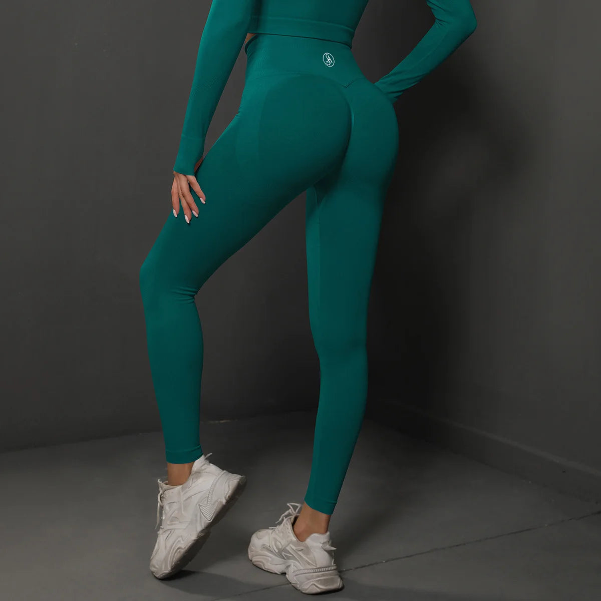 Allure The Brand Women Scrunch Seamless Leggings Seamless Peach Hip Training Yoga Pants Women's Sports Running Buttocks Body Fit