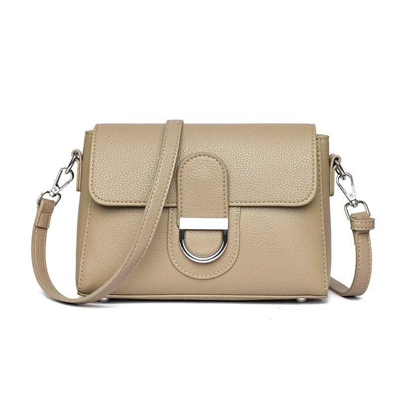 Designer Bag Luxury 100% cowhide Crossbody Handbag for Women Travel Handbag Fashion Shoulder Messenger Bag Ladies Small Flap Bag