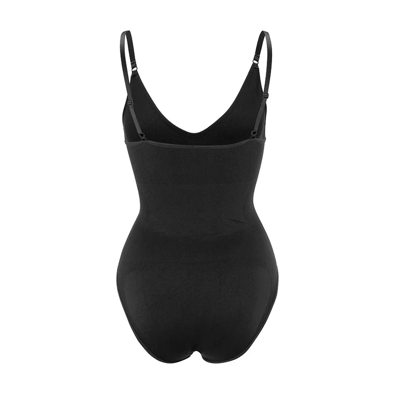 Seamless Shapewear Bodysuit For Women Tummy Control Butt Lifter Body Shaper Invisible Under Dress Slimming Strap Thong Underwear